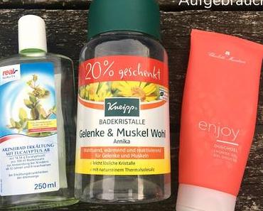 Aufgebraucht & Nachgekauft Juni bis August 2017