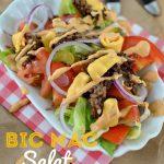Bic Mac Salat low carb