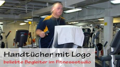 Handtücher mit Logo im Fitnessstudio