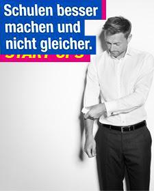 FDP Wahlplakate 2017. Laudatio auf den genialen FDP-Werbetexter, ein wahrer Fabuliervirtuose.