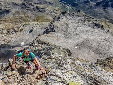 Trail & Climb am Glödis: einsam auf 3.000