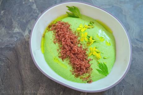 Lamm, getrocknet mit Kohl und Liebstöckel