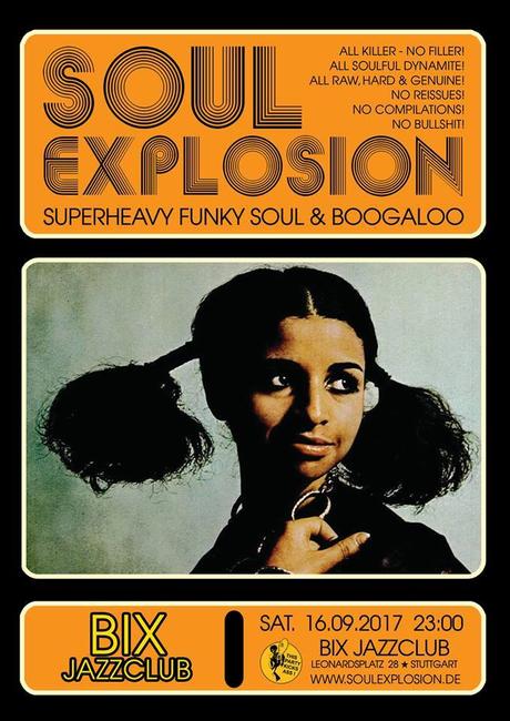 SOUL EXPLOSION am 16.09.17 im BIX Jazzclub Stuttgart!