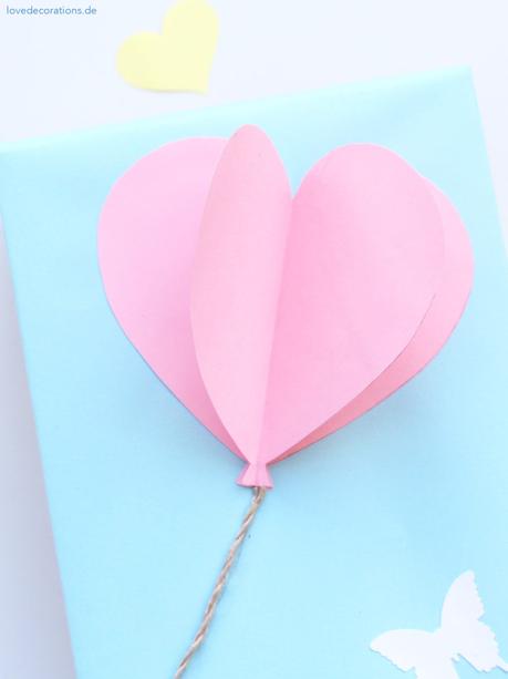 DIY Balloon Gift Wrapping | DIY Luftballon Geschenkverpackung