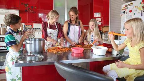 Vater, Mutter und zehn Kinder: 