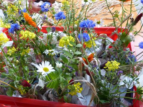 Das mit dem Blumenschmuck