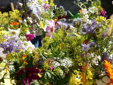 Das mit dem Blumenschmuck