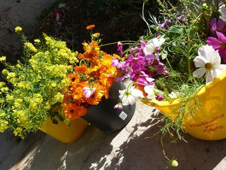 Das mit dem Blumenschmuck