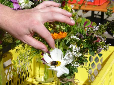 Das mit dem Blumenschmuck