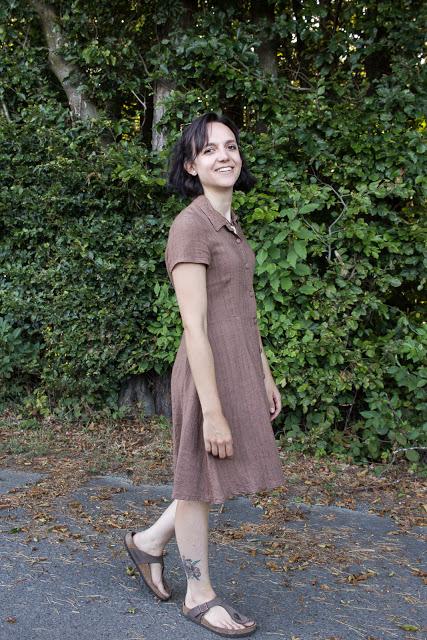 DIY Hemdblusenkleid Dolores von Milchmonster - Leinenkleid selber nähen