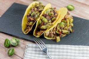 Tacos mit Carnitas und Nergi – Salsa