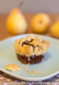 Birne Helene Muffins 4