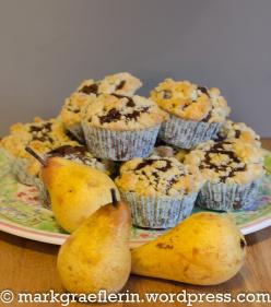 Birne Helene Muffins 5