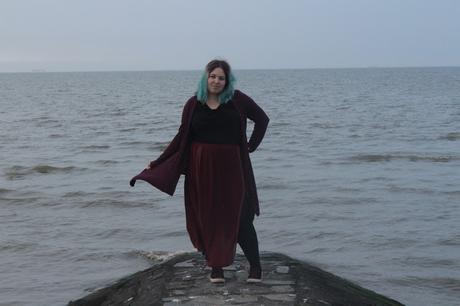 Outfit: Das Herbstmädchen und das Meer - ein Blick hinter die Kulissen eines Outfitshootings
