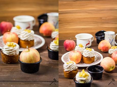 Apfel Cupcakes und die Apfelbesessenheit