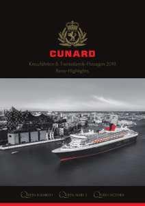 Cunard präsentiert neuen Katalog 2019