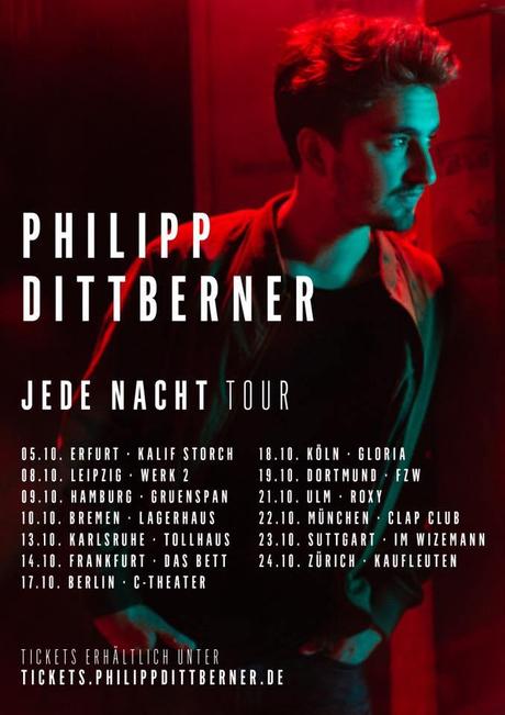 SOULGURU verlost 1×2 Tickets für ein PHILIPP DITTBERNER Konzert in einer Stadt nach Wahl!