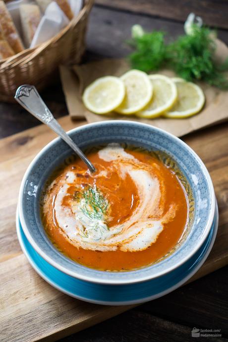 Tomatensuppe mit Fenchel & Knoblauch | Madame Cuisine Rezept