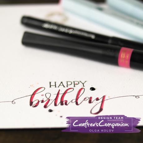 Birthday Card with Crafter's Companion