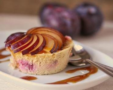 Plum Cotton Cheese-Cake – japanischer Käsekuchen mit Pflaumen