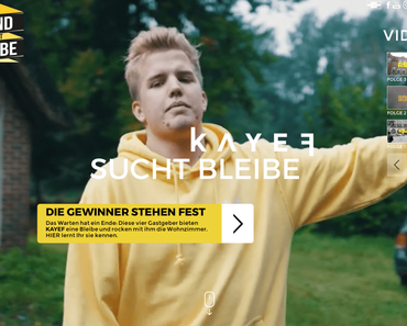 Werbung: Band sucht Bleibe – KAYEF