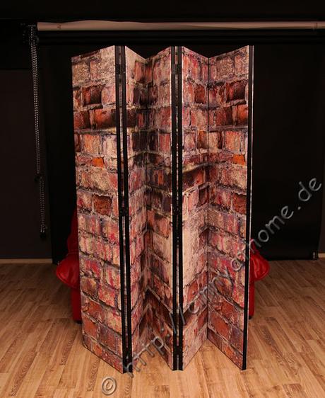Der Paravent von Bimago ist mehr als eine Trennwand #Dekorative #Fotostudio #OldBrick