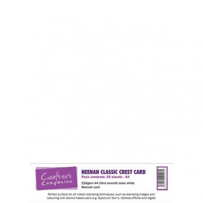 Neenah Classic Crest Card Pack - A4 Solar White 20 Pack