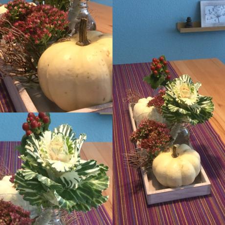 Friday-Flowerday – oder – Herbst auf dem Tablett