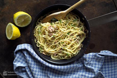 Spaghetti mit Thunfisch und Kapern | Madame Cuisine Rezept