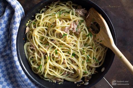 Spaghetti mit Thunfisch und Kapern | Madame Cuisine Rezept