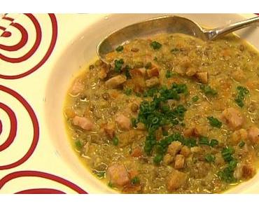 Linsencremesüppchen