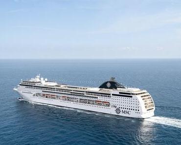 Sommer 2018 neue Route der MSC Lirica