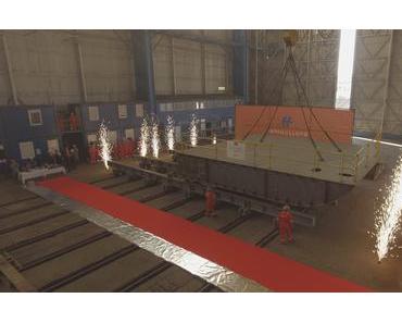 Kiellegung der HANSEATIC inspiration von Hapag Lloyd Cruises