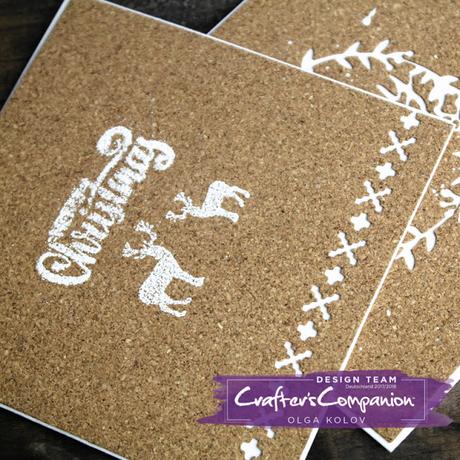 @olgakolov @crafterscompanion #christmas #cardmaking #grüßkarten #kork #cork #diecuts #stanzen