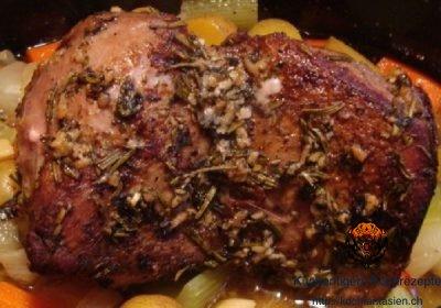 Wildschwein Braten