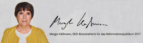 Martin Luther + Margot Käßmann auf'm Petersplatz