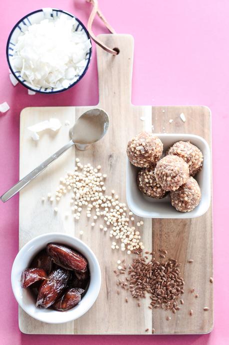 Glutenfreie, vegane und zuckerfreie Energy Balls