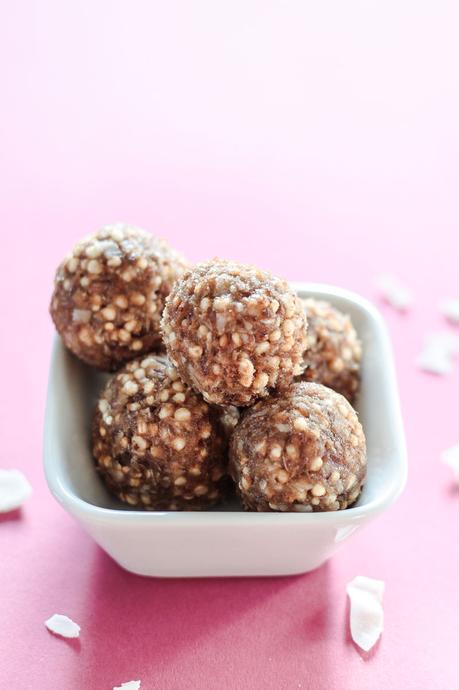 Glutenfreie, vegane und zuckerfreie Energy Balls