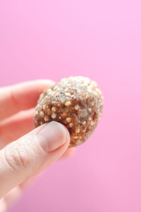 Glutenfreie, vegane und zuckerfreie Energy Balls