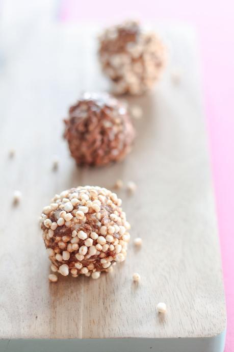 Glutenfreie, vegane und zuckerfreie Energy Balls