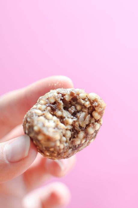 Glutenfreie, vegane und zuckerfreie Energy Balls