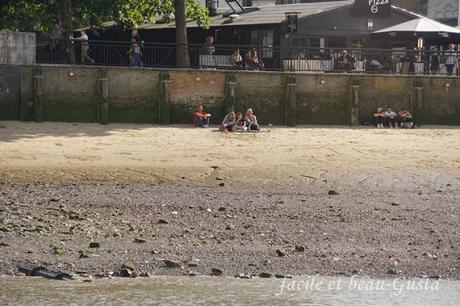 London - Strandszenen an der Themse