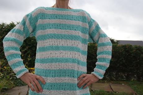 Gestreift gestrickt – Fertig
