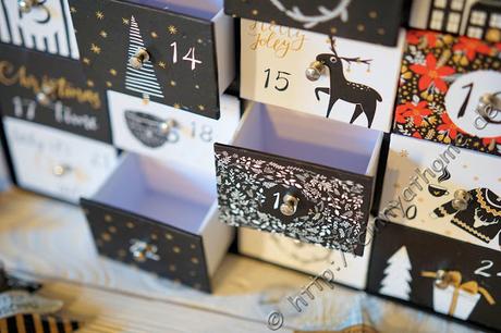 Edler Adventskalender mit XXL Schubladen #OnShop24 #Weihnachten #Adventszeit