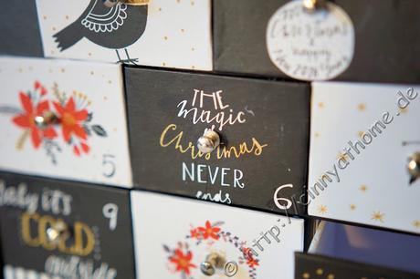 Edler Adventskalender mit XXL Schubladen #OnShop24 #Weihnachten #Adventszeit