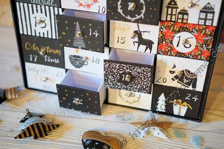 Edler Adventskalender mit XXL Schubladen #OnShop24 #Weihnachten #Adventszeit