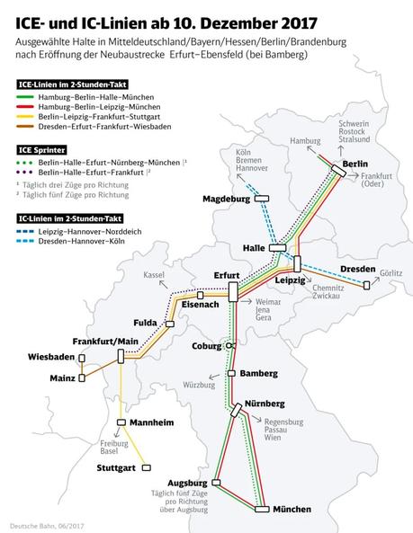 Die neue Schnellfahrstrecke der Bahn zwischen Berlin-München [Werbung]