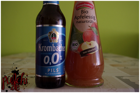 Krombacher o,0 % Pils || Hengstenberg BIO Apfelessig naturtrüb