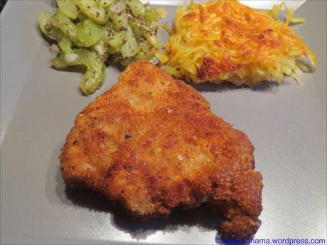 Cordon bleu mit Schafskäse gefüllt