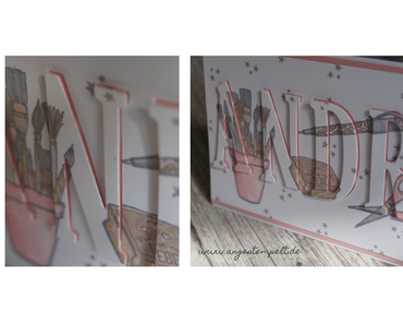 Floating Letters ganz zart